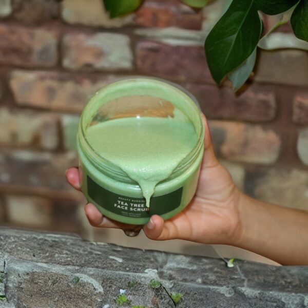 Tea tree face scrub